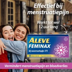 Hot Aleve Feminax bij Menstruatiepijn 12 tabletten