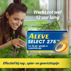 Discount Aleve Select bij o.a. Rugpijn Spierpijn en Gewrichtspijn 12 tabletten