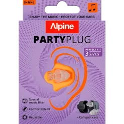 Clearance Alpine PartyPlug Transparant Herbruikbare Muziek Oordoppen 1 paar