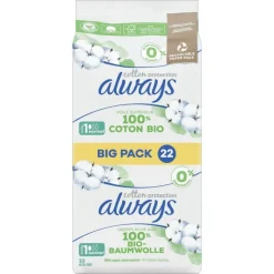 Online Always Maandverband Bio Cotton Normal Big Pack