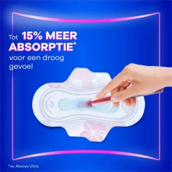 Hot Always Maandverband Platinum Long