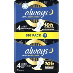 Best Always Maandverband Ultra Secure Night Wings Big Pack