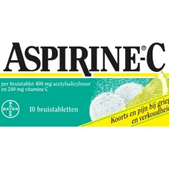 Sale Aspirine C Bruis 400 mg bij griep en verkoudheid 10 tabletten