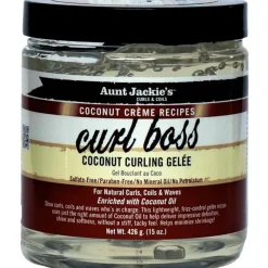 Aunt Jackie's Curls and Coils Coconut Curl Boss Curling Gel 426 GR