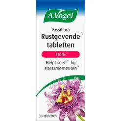 Discount A.Vogel Passiflora Rustgevende Tabletten Bij Stressmomenten 30 stuks
