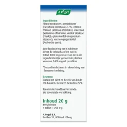 Best A.Vogel Passiflora Rustgevende1* Tabletten Helpt Bij Stressmomenten1* 80 stuks