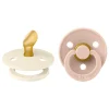 Hot Bibs Anatomische Fopspeen Two Pack Natuurlijk Rubber Ivory/Blush Maat 1