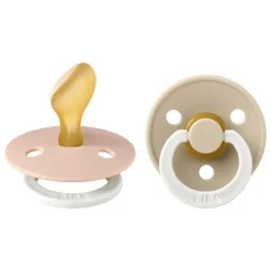 Best Bibs Anatomische Glow in the Dark Fopspeen 2 Pack Natuurlijk Rubber Sage/Rubber Maat 2