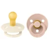 New Bibs Fopspeen Two Pack Natuurlijk Rubber Ivory/Blush Maat 1
