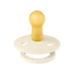 Bibs Fopspeen Two Pack Natuurlijk Rubber Ivory/Dark Oak Maat 2