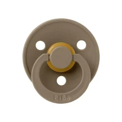 Bibs Fopspeen Two Pack Natuurlijk Rubber Ivory/Dark Oak Maat 2