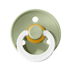 New Bibs Glow in the dark Fopspeen Two Pack Natuurlijk Rubber Sage/Cloud Maat 2