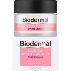 New Biodermal Droge & Gevoelige Huid Nachtcrème 50 ML