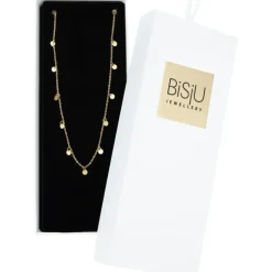 Outlet BiSjU Jewellery Ketting Munt Gold Plated