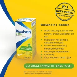 Discount Bisolvon 2-in-1 Bij Droge En Vastzittende Hoest Voor Kinderen 133 ML