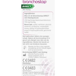 Outlet Bronchostop Direct Hoestdrank met Honing 120 ML
