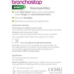 Bronchostop Direct Hoestpastilles bij Keelpijn 20 Stuks