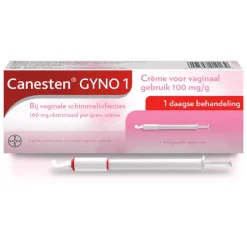 Clearance Canesten GYNO 1 daagse Crème bij vaginale schimmel 1 stuks