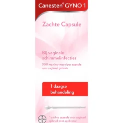 Best Canesten Gyno Zachte Capsule bij vaginale schimmel 1 stuk