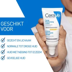Online CeraVe Hydraterende Gezichtscrème SPF30 52 ML