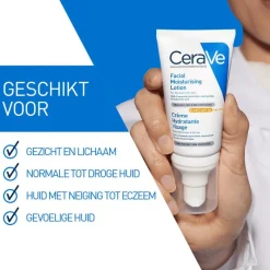 Sale CeraVe Hydraterende Gezichtscrème SPF50 52 ML