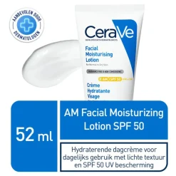 Sale CeraVe Hydraterende Gezichtscrème SPF50 52 ML
