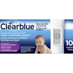 Hot Clearblue Geavanceerde Digitale Ovulatietestset 10 Stuks