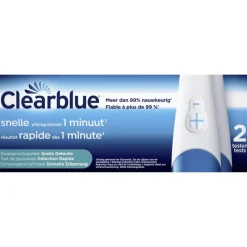New Clearblue Snelle Detectie Zwangerschapstest 2 Stuks