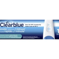 Online Clearblue Snelle Detectie Zwangerschapstest 1 Stuk