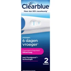 Discount Clearblue Vroege Detectie Zwangerschapstest 2 Stuks