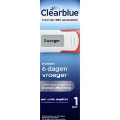 Discount Clearblue Zwangerschapstest Digitaal Ultravroeg 1 Stuk