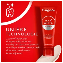 Clearance Colgate Max White Ultra Freshness Pearls Tandpasta 75 ML