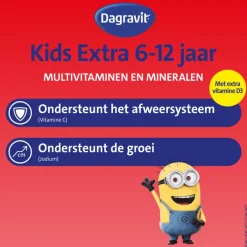 Clearance Dagravit Kids-Xtra Vitaminions 6-12 jaar 60 gummies