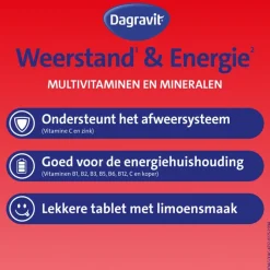 Online Dagravit Totaal 30 Weerstand & Energie 50 kauwtabletten