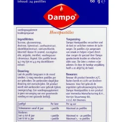 Hot Dampo Hoestpastilles 24 stuks