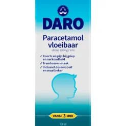 New Daro Paracetamol Vloeibaar Kind 100 ML
