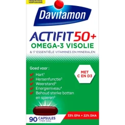 Discount Davitamon Actifit 50+ Omega-3 Visolie Capsules