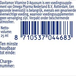 Sale Davitamon Aquosum Vitamine D Druppels
