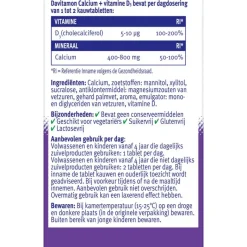 New Davitamon Calcium met Vitamine D Kauwtabletten Mint
