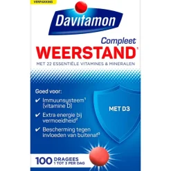 Clearance Davitamon Compleet Weerstand Met Vitamine C & D 100 Stuks