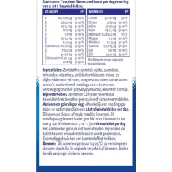 Hot Davitamon Compleet Weerstand Vitamine C&D Bosvruchten 60 kauwtabl