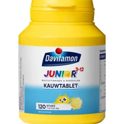 Outlet Davitamon Junior 3-12 Kauwtabletten Bananensmaak