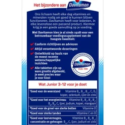 Outlet Davitamon Junior 3-12 Kauwtabletten Bananensmaak