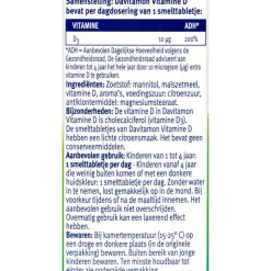 Best Davitamon Kind Vitamine D Smelttabletten Citroen