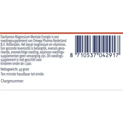 Clearance Davitamon Magnesium Mentale Energie 30ST