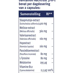 Discount Davitamon Nachtrust 3-in-1 20 Capsules