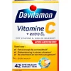 Online Davitamon Vitamine C Forte + vitamine D3 42 tabletten