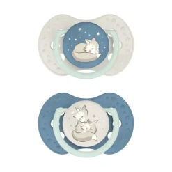 Best Difrax Dynamic Fopspeen 6-18M Night&Day Boy