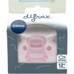 Online Difrax Fopspeen Natural 12 Maanden Lichtroze BPA-vrij