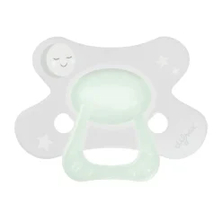 New Difrax Fopspeen Natural 18+ Maanden Glow in the Dark BPA-vrij